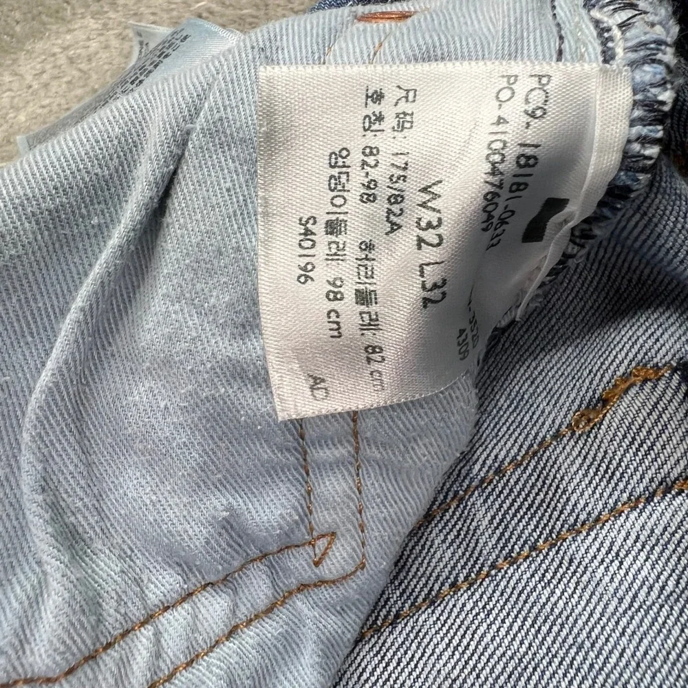 Levi's Premium 541 Slim Jeans Mens 32x32 Blue Medium Wash Five Pocket Denim
